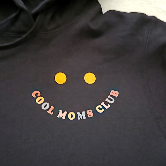 *NWOT* Cool Moms Club Hooded Sweatshirt - Picture 3 of 7